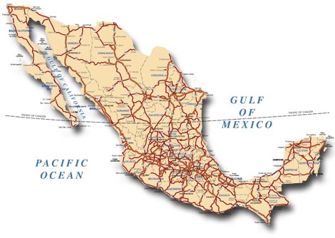 Mexico Map